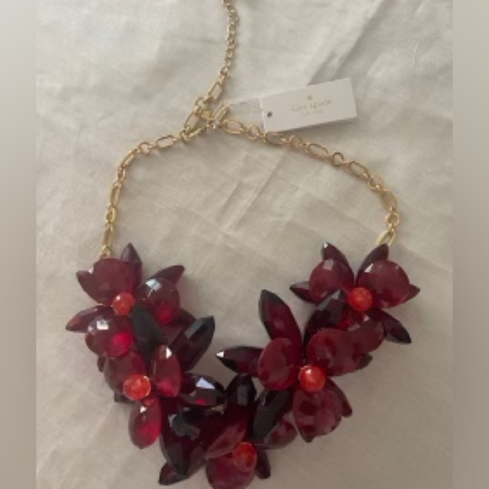 Kate Spade Blooming Brilliant statement necklace NWT - Picture 6 of 7